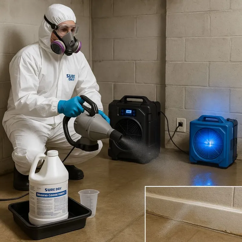 Sanitization and Odor Removal process in Waverly, MN